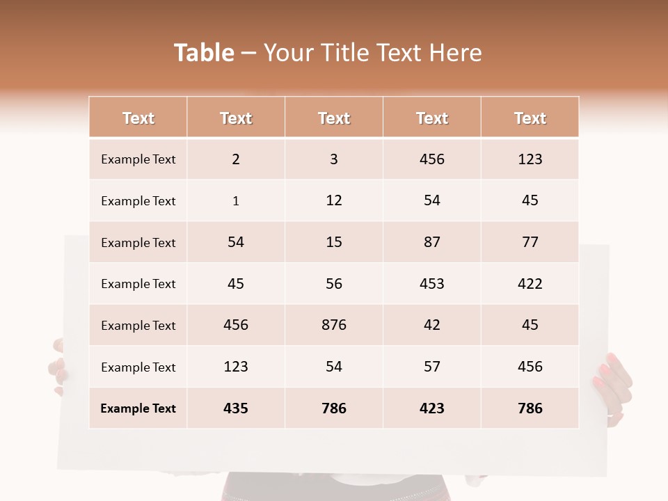 Woman Decoration Fashion PowerPoint Template