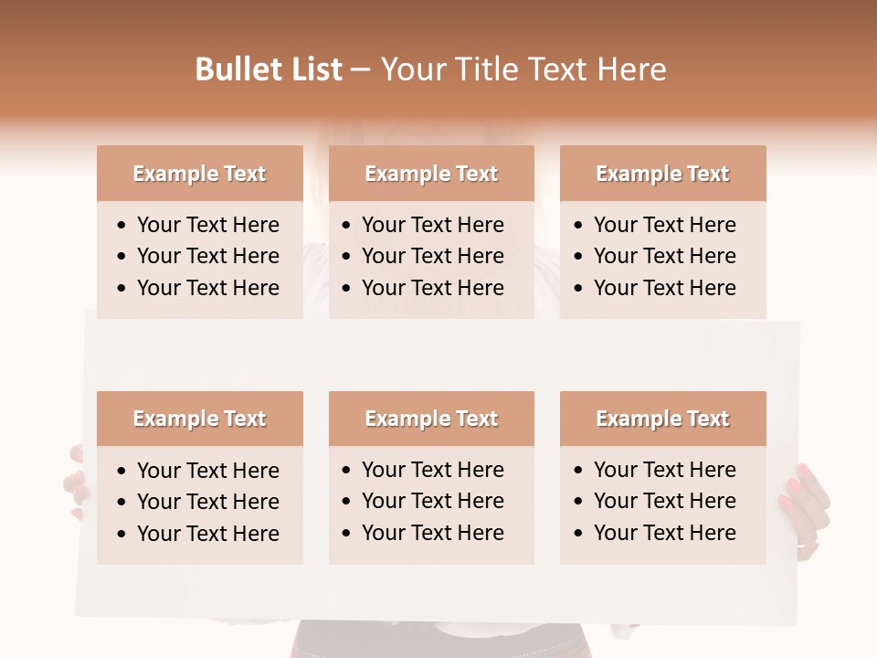 Woman Decoration Fashion PowerPoint Template