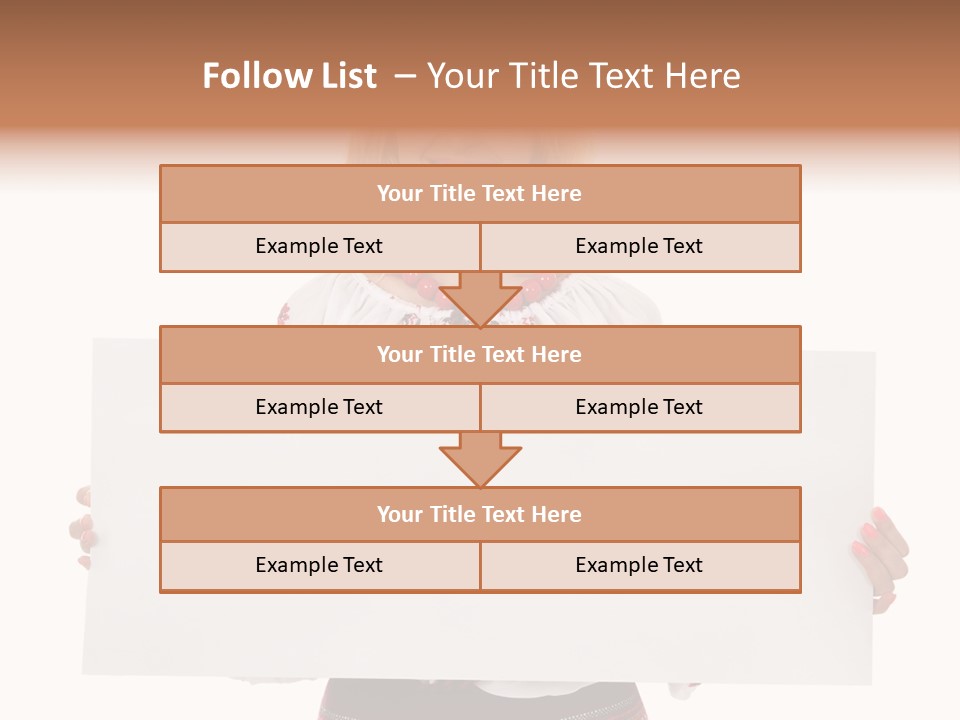 Woman Decoration Fashion PowerPoint Template