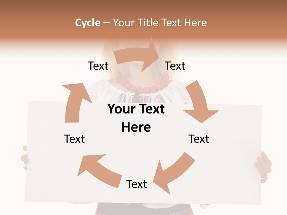 Woman Decoration Fashion PowerPoint Template