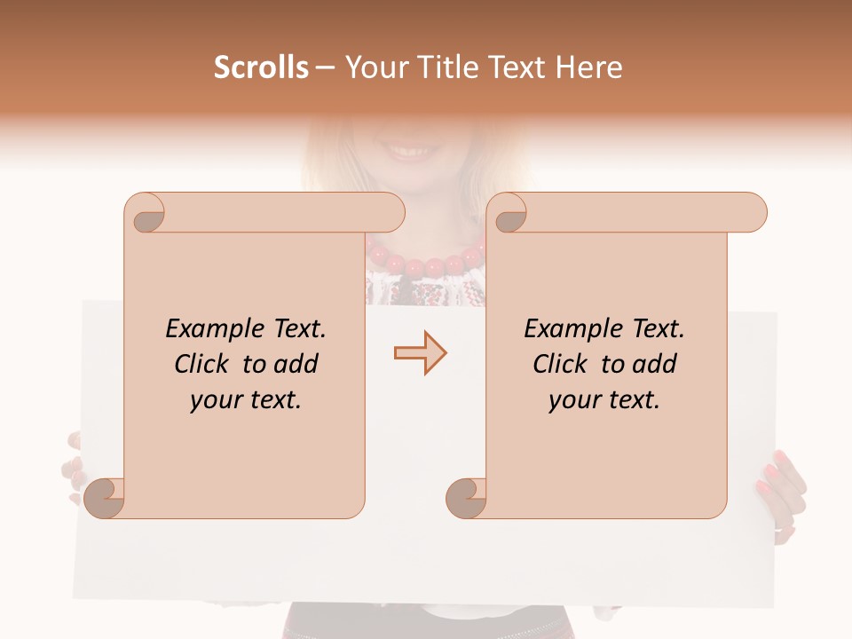 Woman Decoration Fashion PowerPoint Template