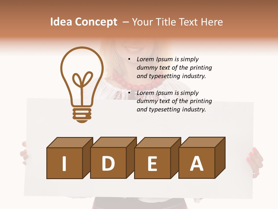 Woman Decoration Fashion PowerPoint Template