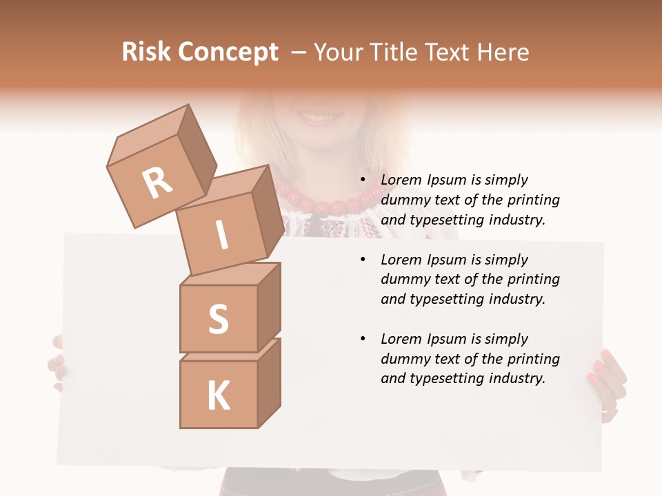 Woman Decoration Fashion PowerPoint Template