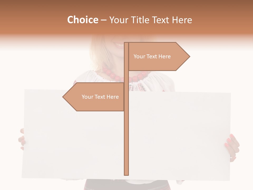 Woman Decoration Fashion PowerPoint Template