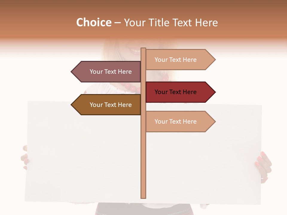 Woman Decoration Fashion PowerPoint Template