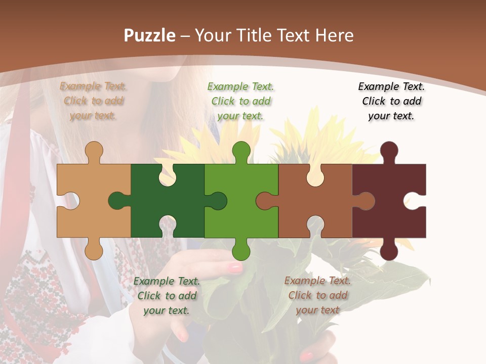 Traditional Female Skirt PowerPoint Template