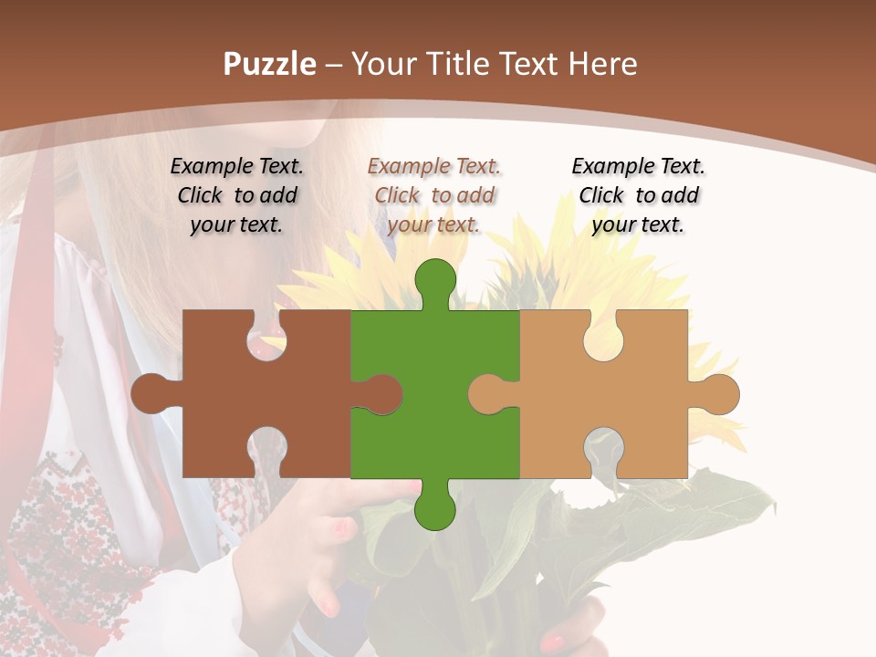 Traditional Female Skirt PowerPoint Template