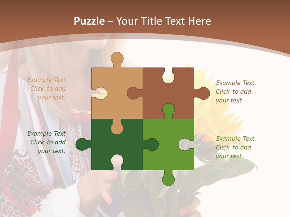 Traditional Female Skirt PowerPoint Template