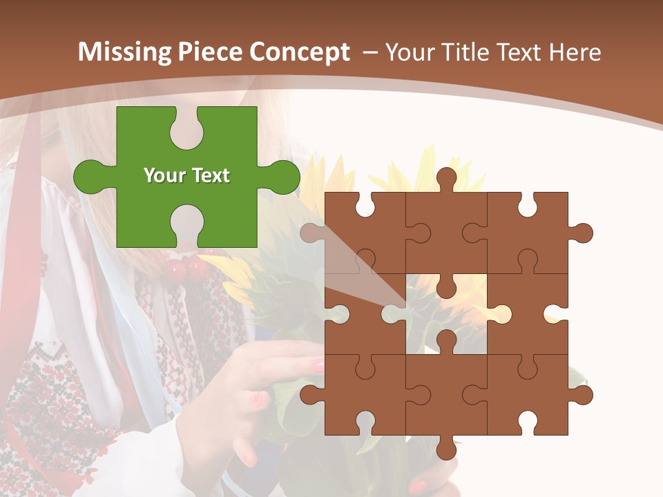 Traditional Female Skirt PowerPoint Template