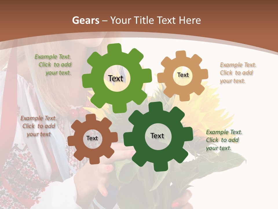 Traditional Female Skirt PowerPoint Template