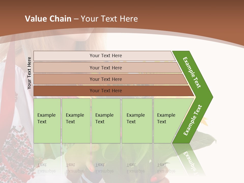 Traditional Female Skirt PowerPoint Template