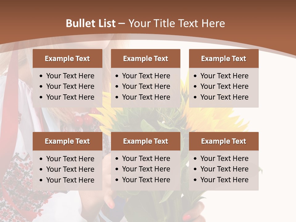 Traditional Female Skirt PowerPoint Template