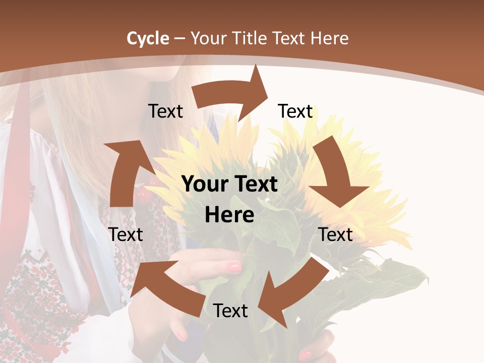 Traditional Female Skirt PowerPoint Template