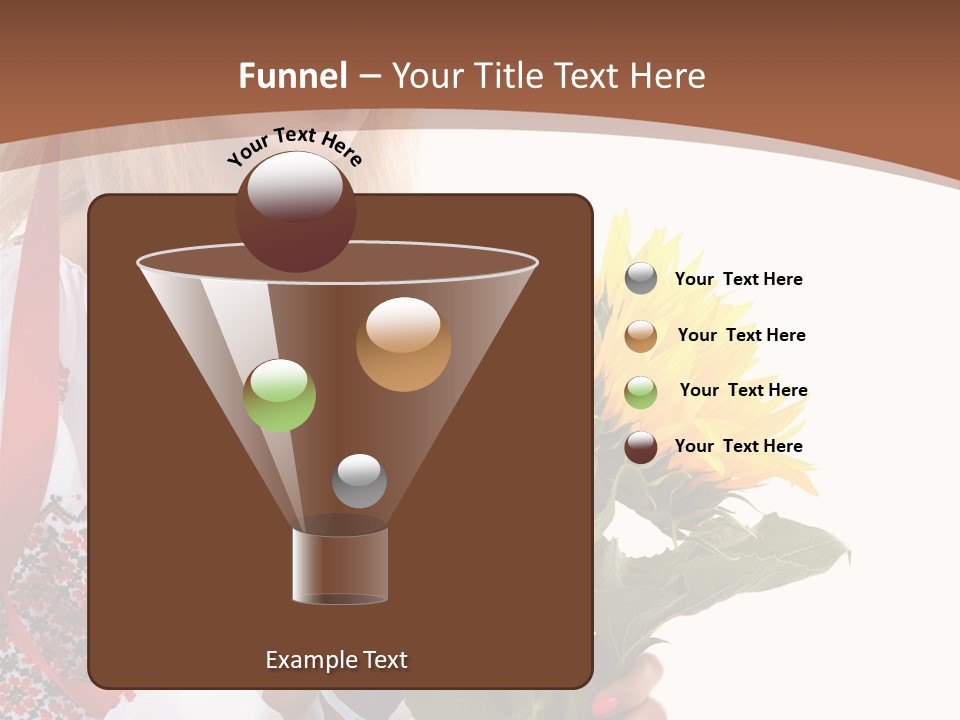 Traditional Female Skirt PowerPoint Template