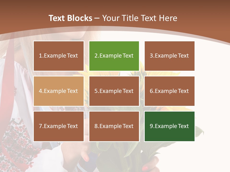 Traditional Female Skirt PowerPoint Template