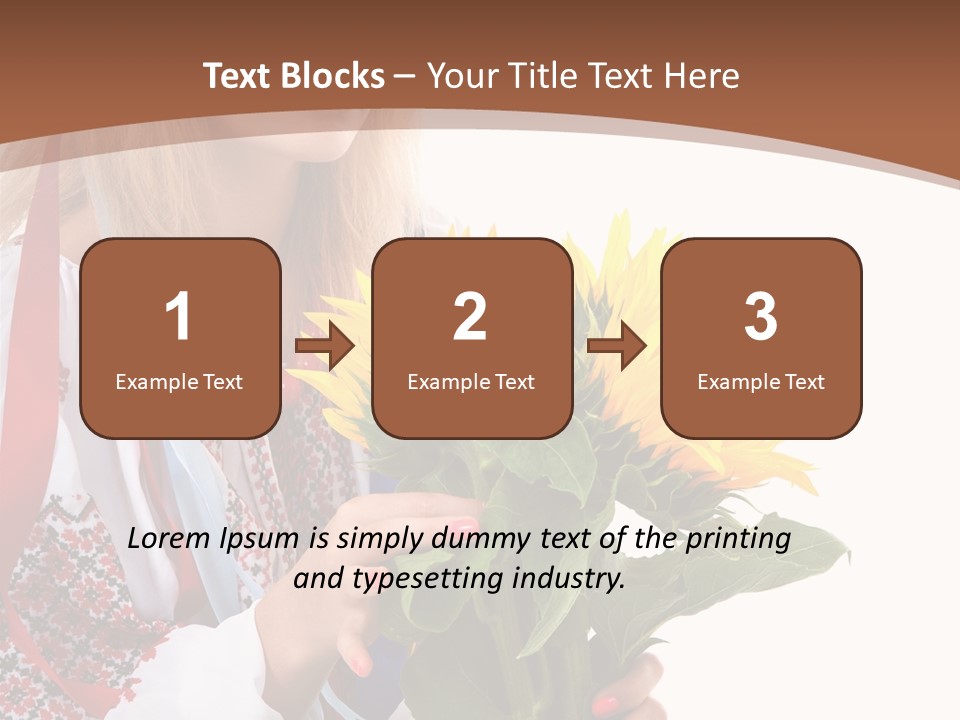 Traditional Female Skirt PowerPoint Template