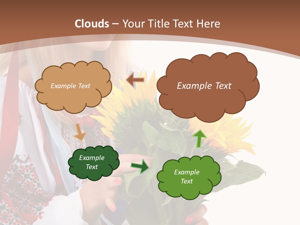 Traditional Female Skirt PowerPoint Template