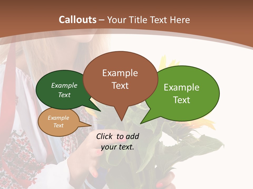 Traditional Female Skirt PowerPoint Template