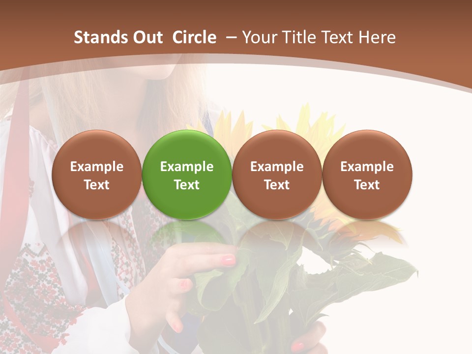 Traditional Female Skirt PowerPoint Template