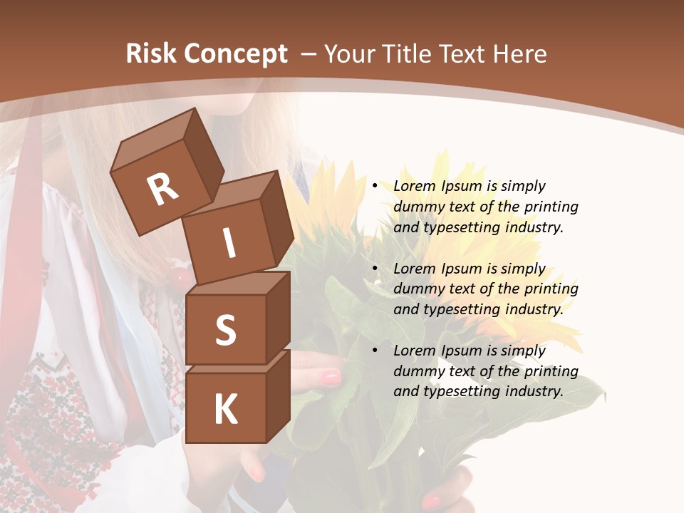 Traditional Female Skirt PowerPoint Template