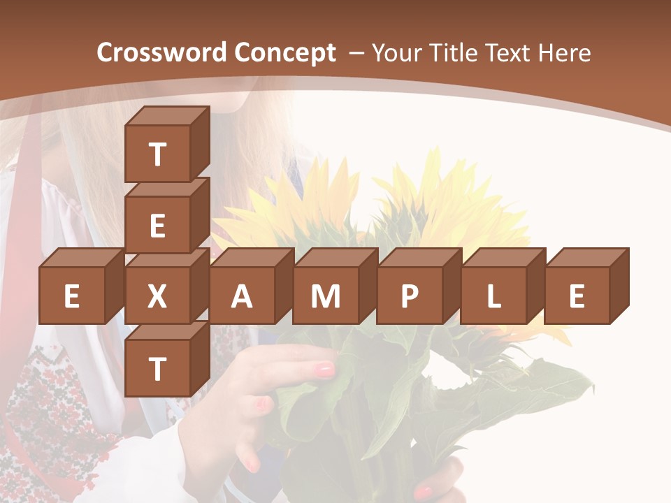 Traditional Female Skirt PowerPoint Template