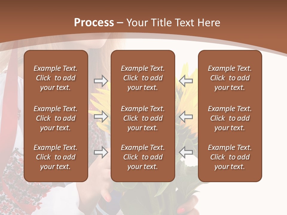 Traditional Female Skirt PowerPoint Template