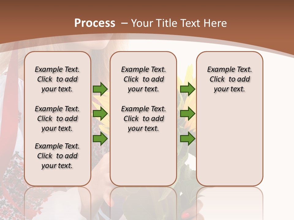 Traditional Female Skirt PowerPoint Template