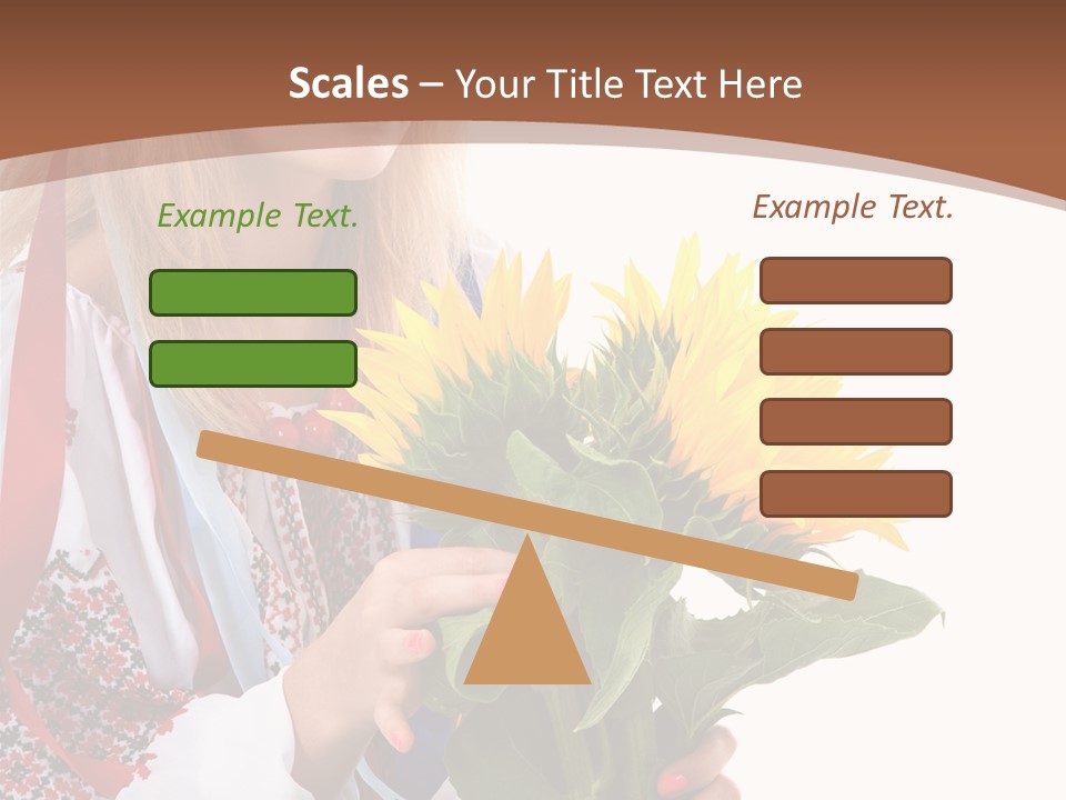 Traditional Female Skirt PowerPoint Template