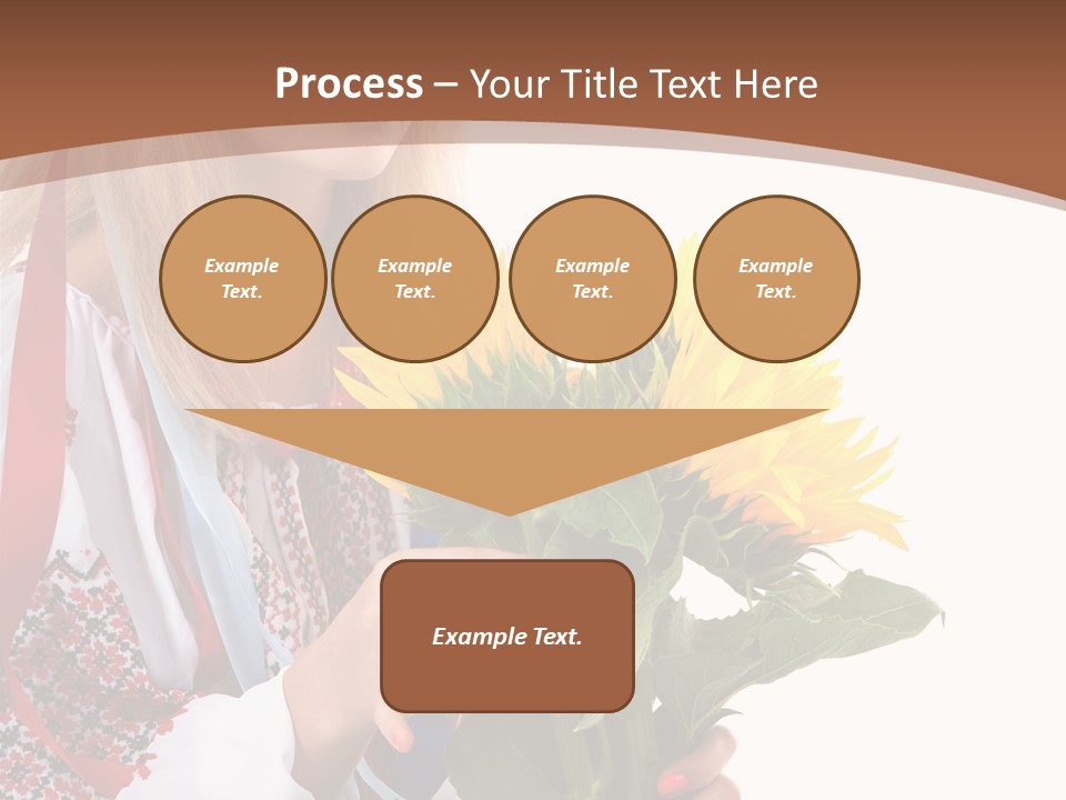Traditional Female Skirt PowerPoint Template
