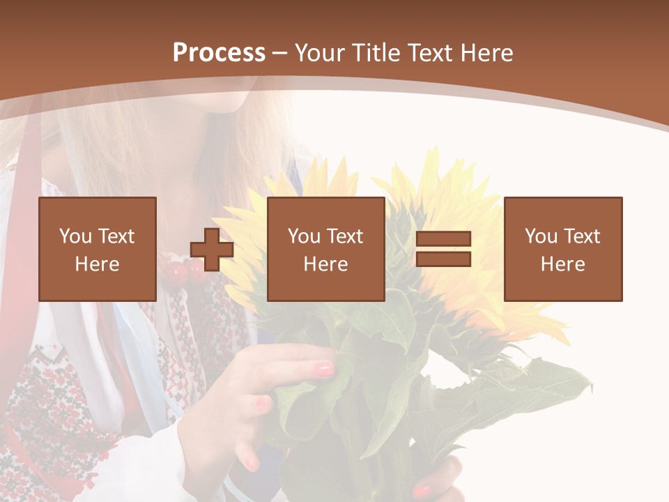 Traditional Female Skirt PowerPoint Template