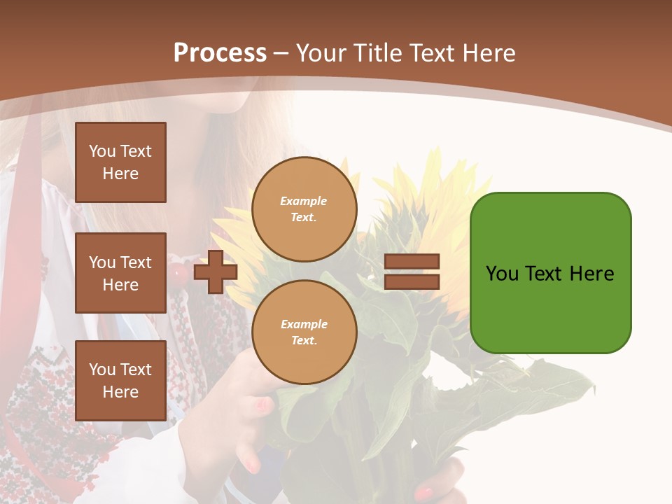 Traditional Female Skirt PowerPoint Template