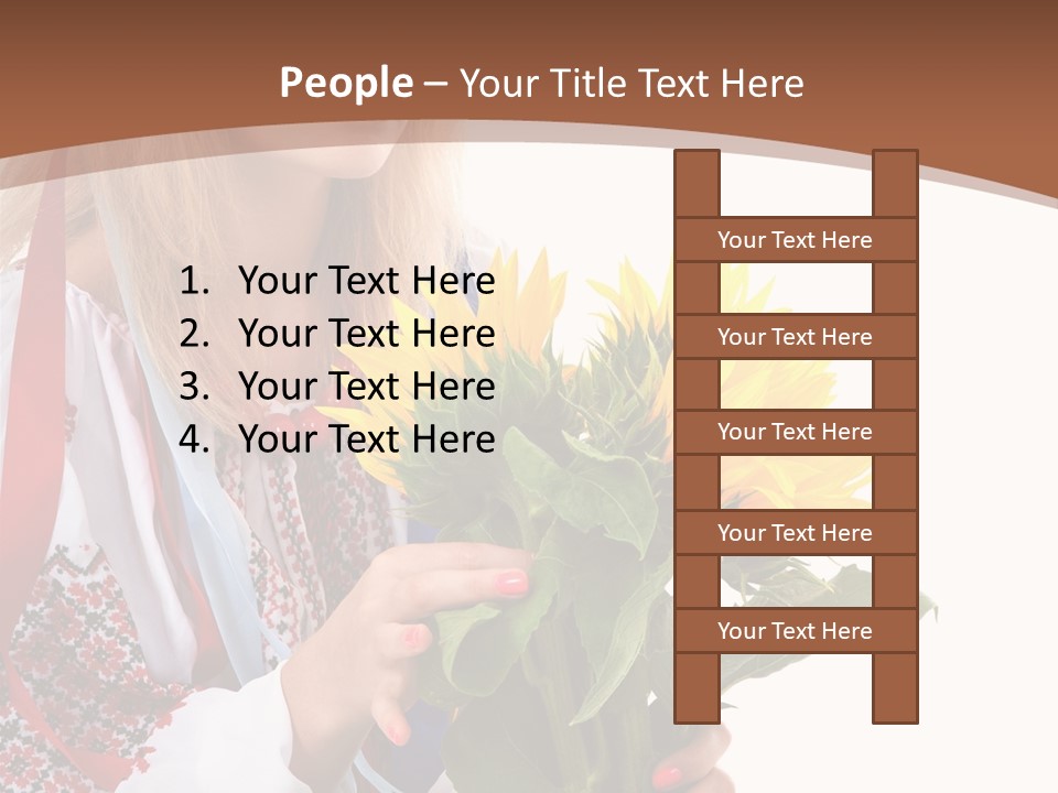 Traditional Female Skirt PowerPoint Template