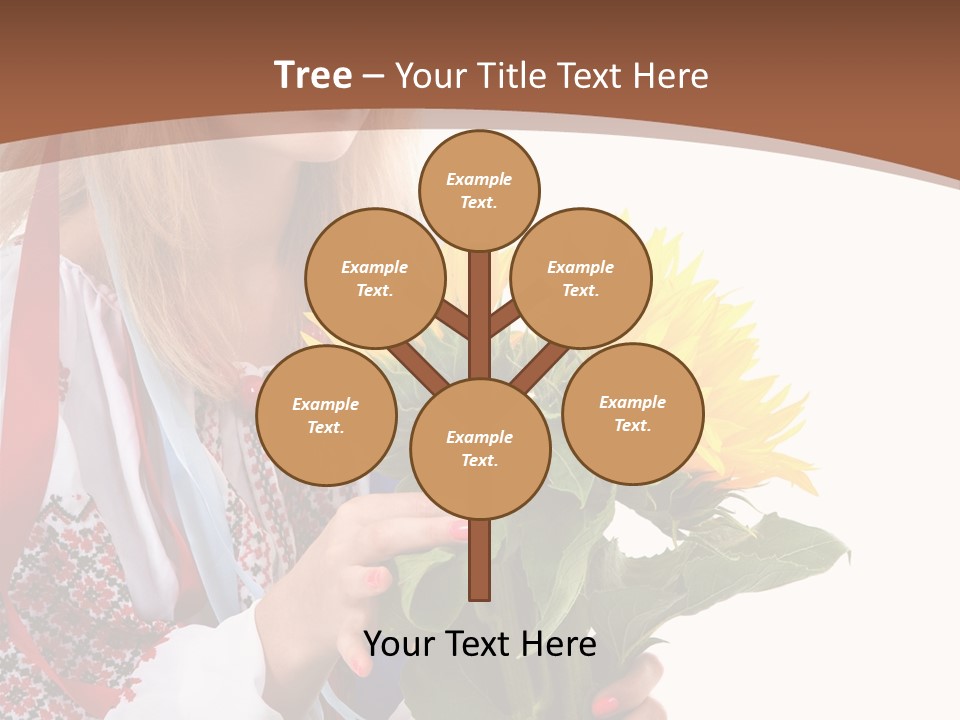 Traditional Female Skirt PowerPoint Template