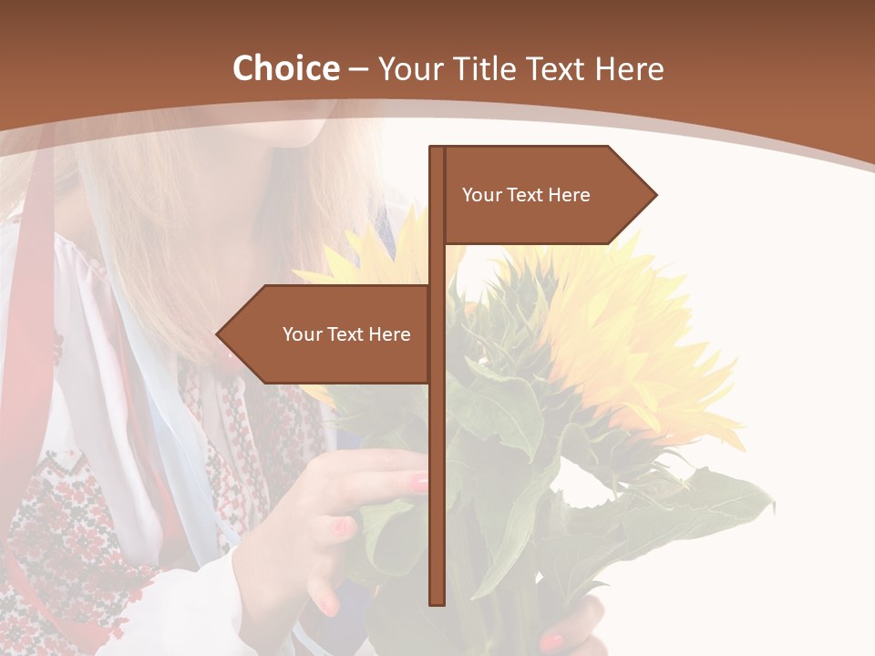 Traditional Female Skirt PowerPoint Template