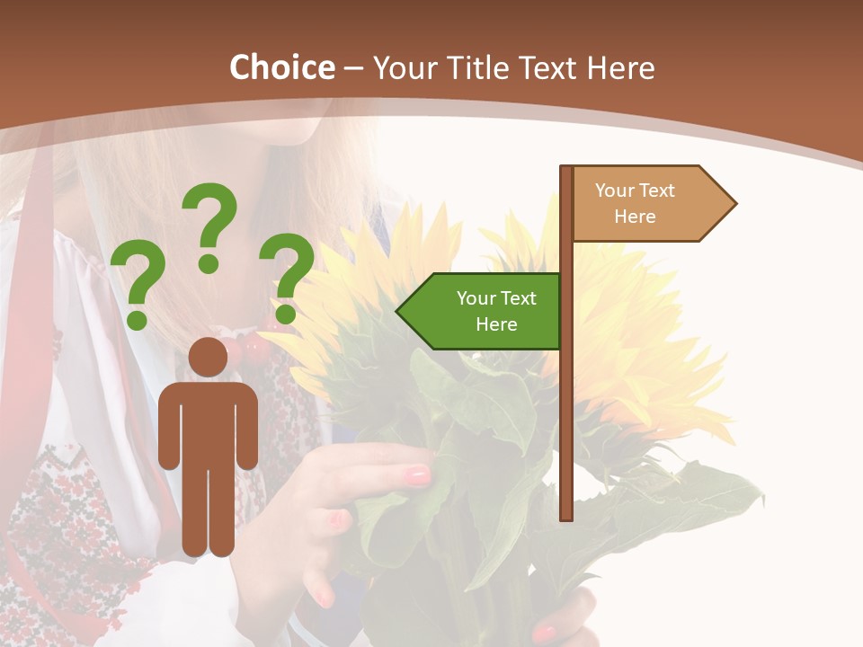 Traditional Female Skirt PowerPoint Template