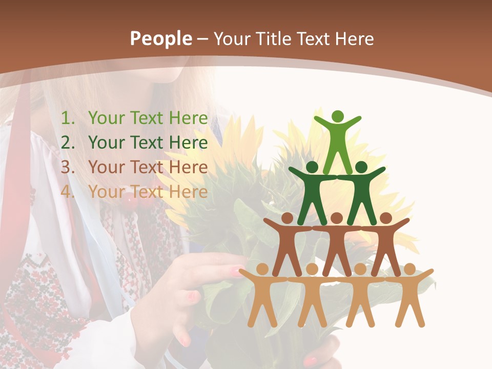 Traditional Female Skirt PowerPoint Template