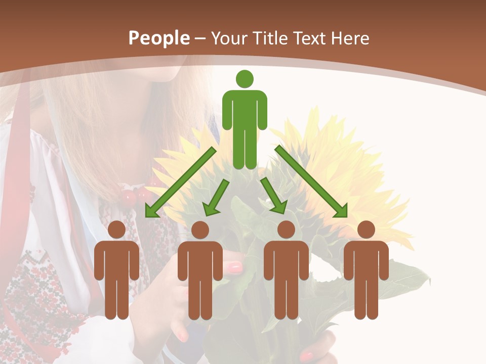 Traditional Female Skirt PowerPoint Template