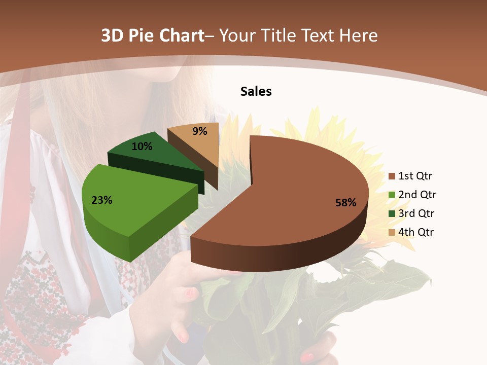 Traditional Female Skirt PowerPoint Template