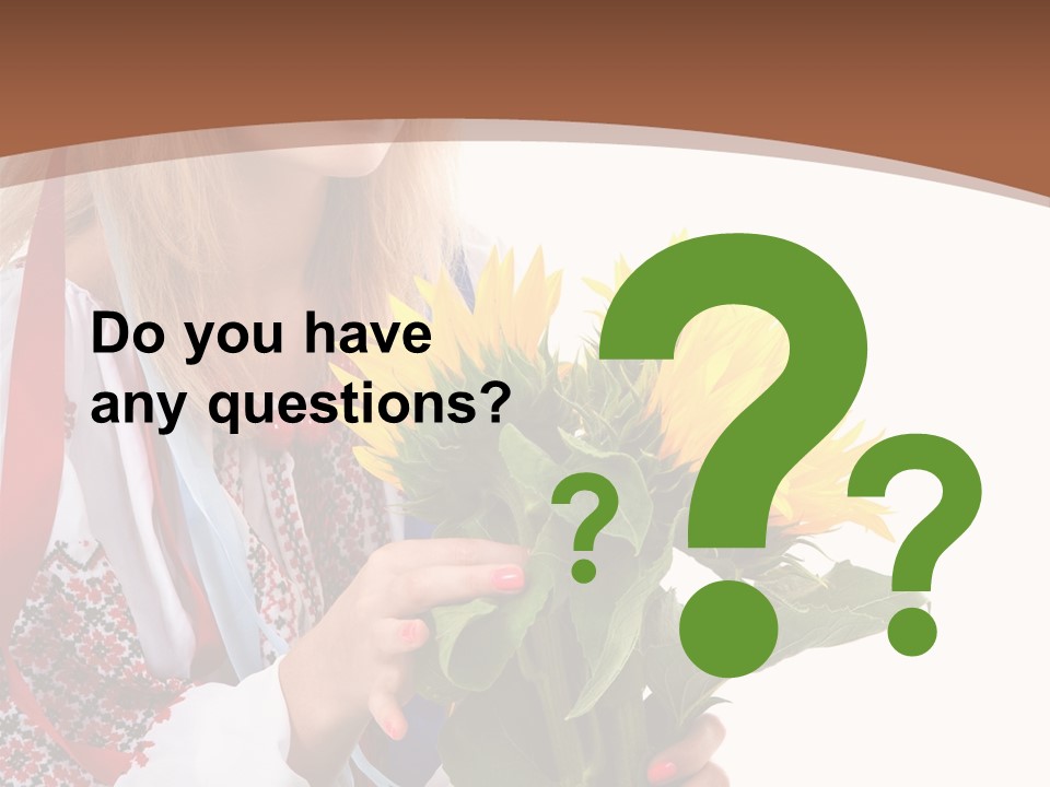 Traditional Female Skirt PowerPoint Template