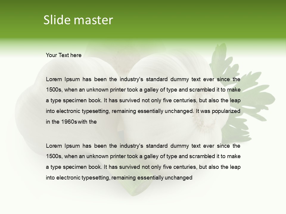 Vitamins Background Part PowerPoint Template