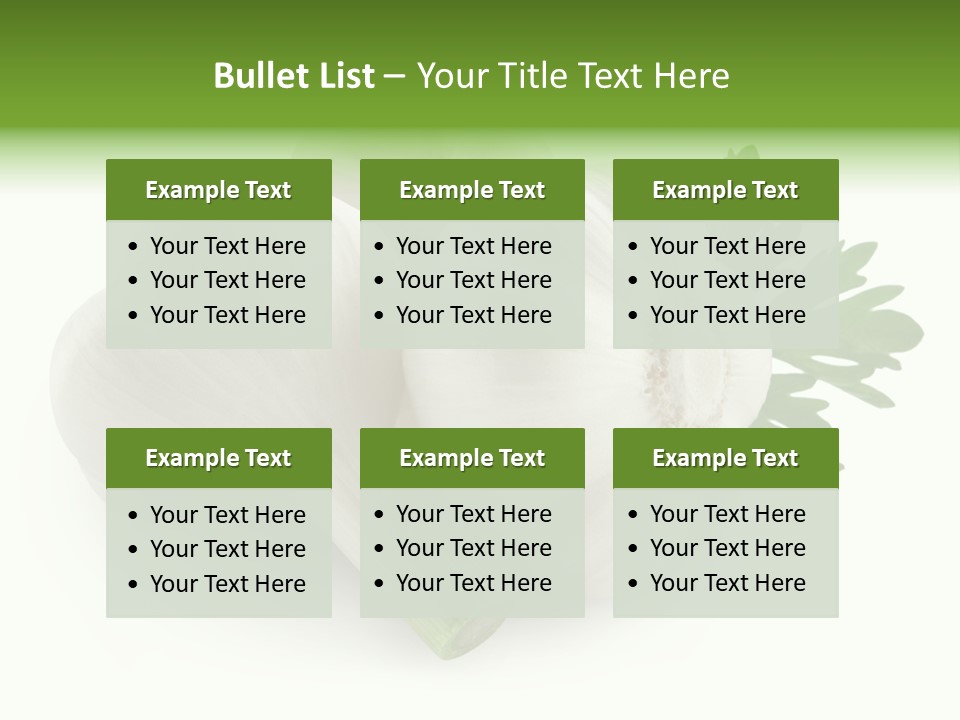 Vitamins Background Part PowerPoint Template