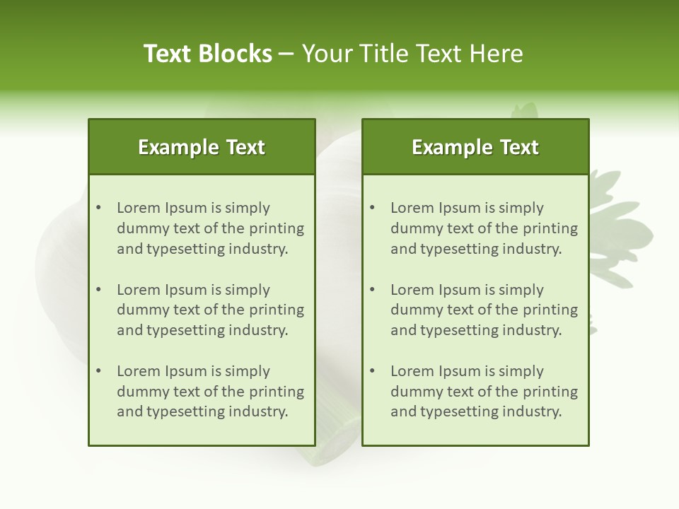 Vitamins Background Part PowerPoint Template