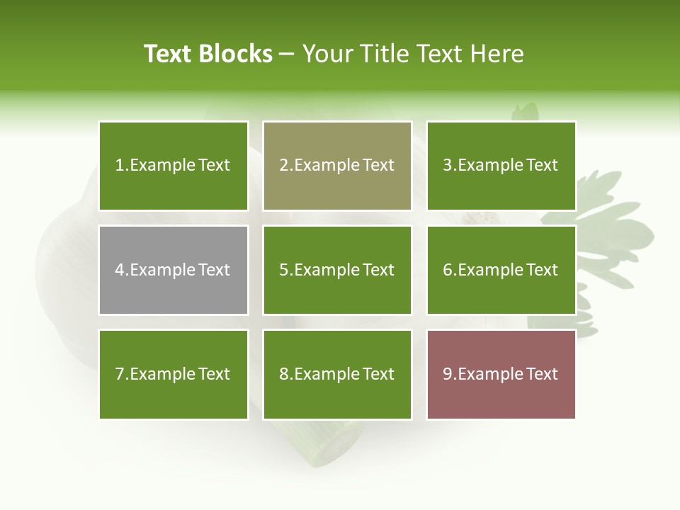 Vitamins Background Part PowerPoint Template