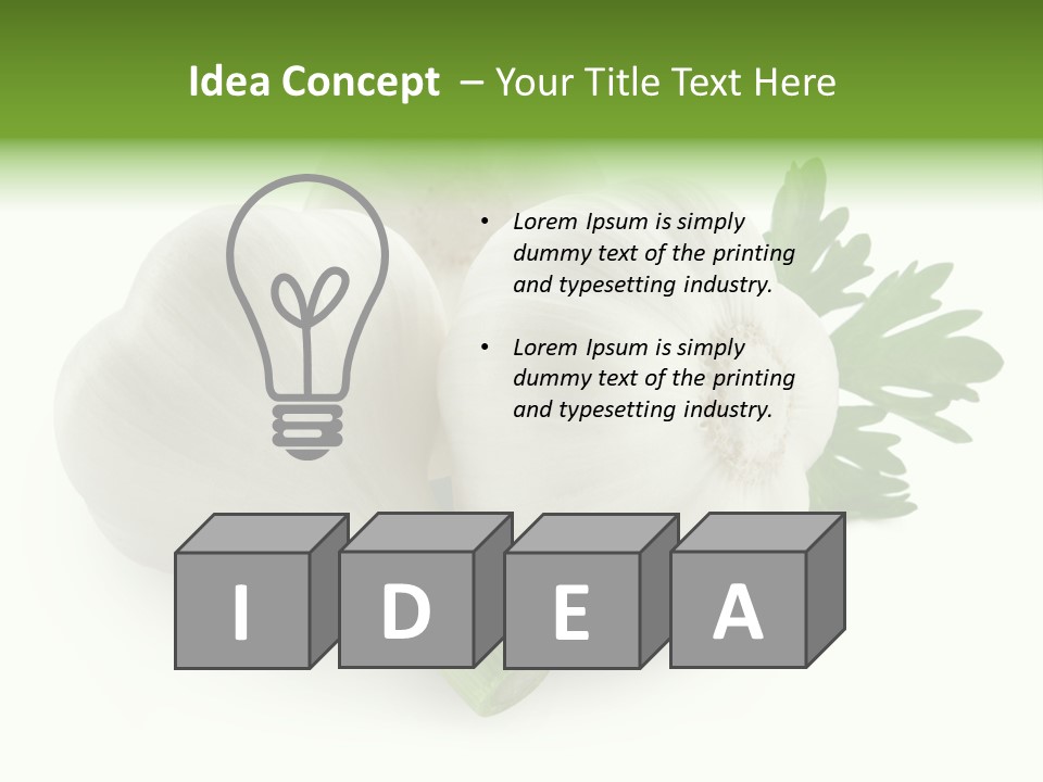 Vitamins Background Part PowerPoint Template