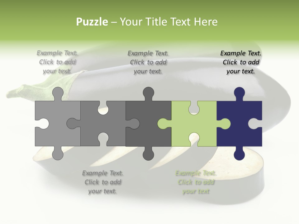 Eat Violaceous Isolated PowerPoint Template