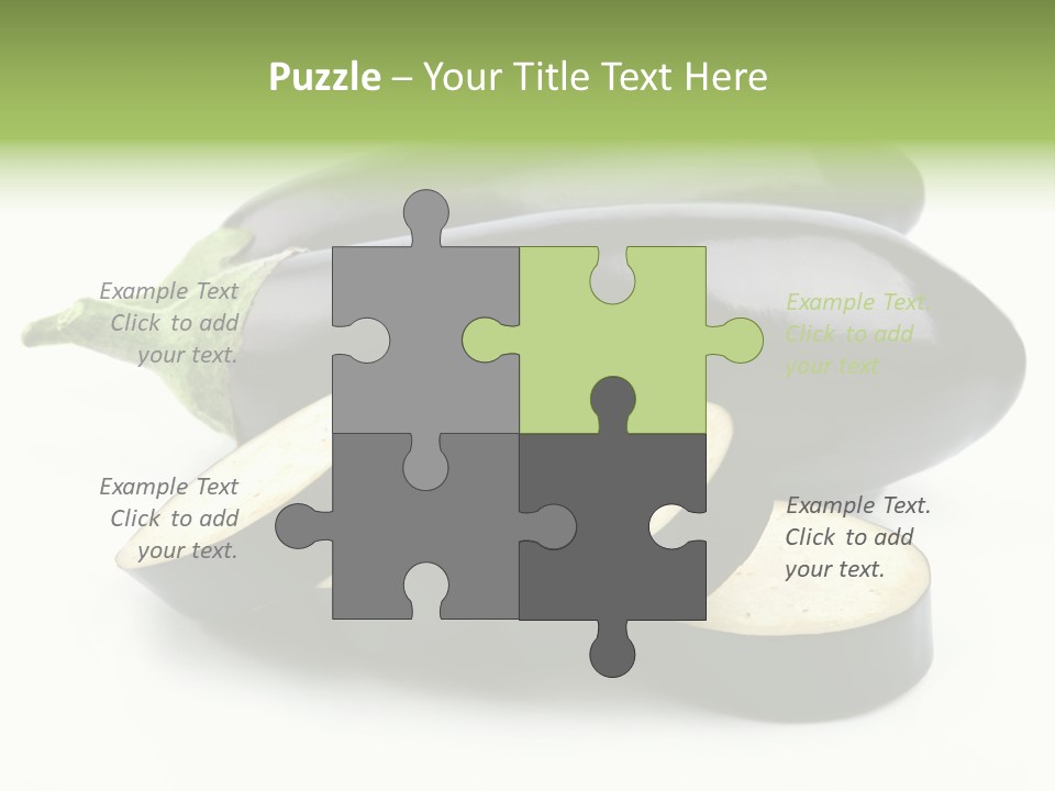 Eat Violaceous Isolated PowerPoint Template