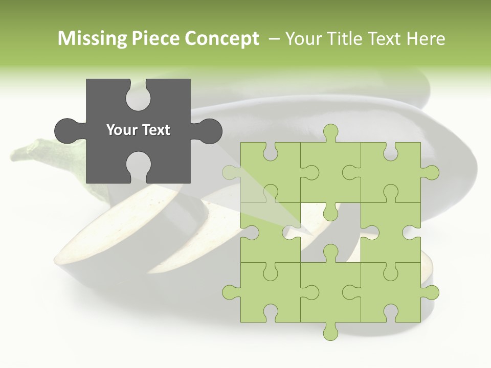 Eat Violaceous Isolated PowerPoint Template