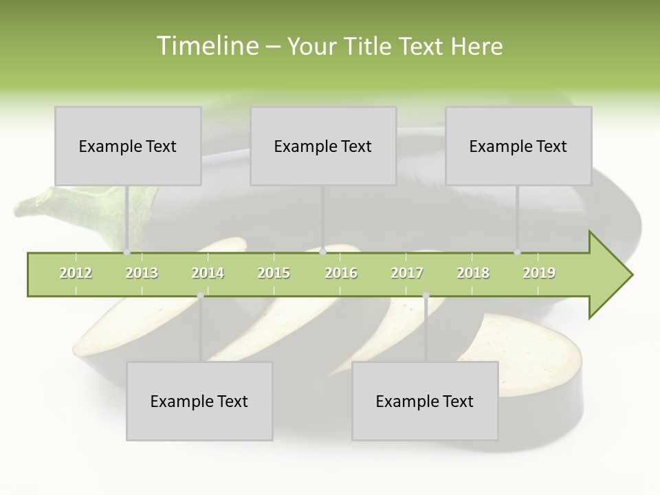 Eat Violaceous Isolated PowerPoint Template