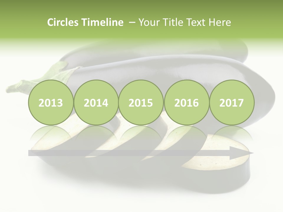 Eat Violaceous Isolated PowerPoint Template