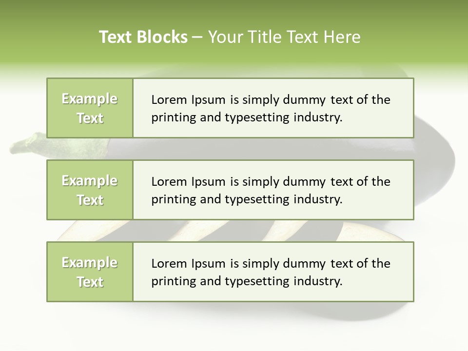 Eat Violaceous Isolated PowerPoint Template